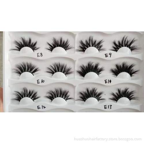 Hot Selling 25mm 3D Mink Eyelashes Real Siberian Dramatic Mink Lashes with Custom Box Private Label Eyelashes